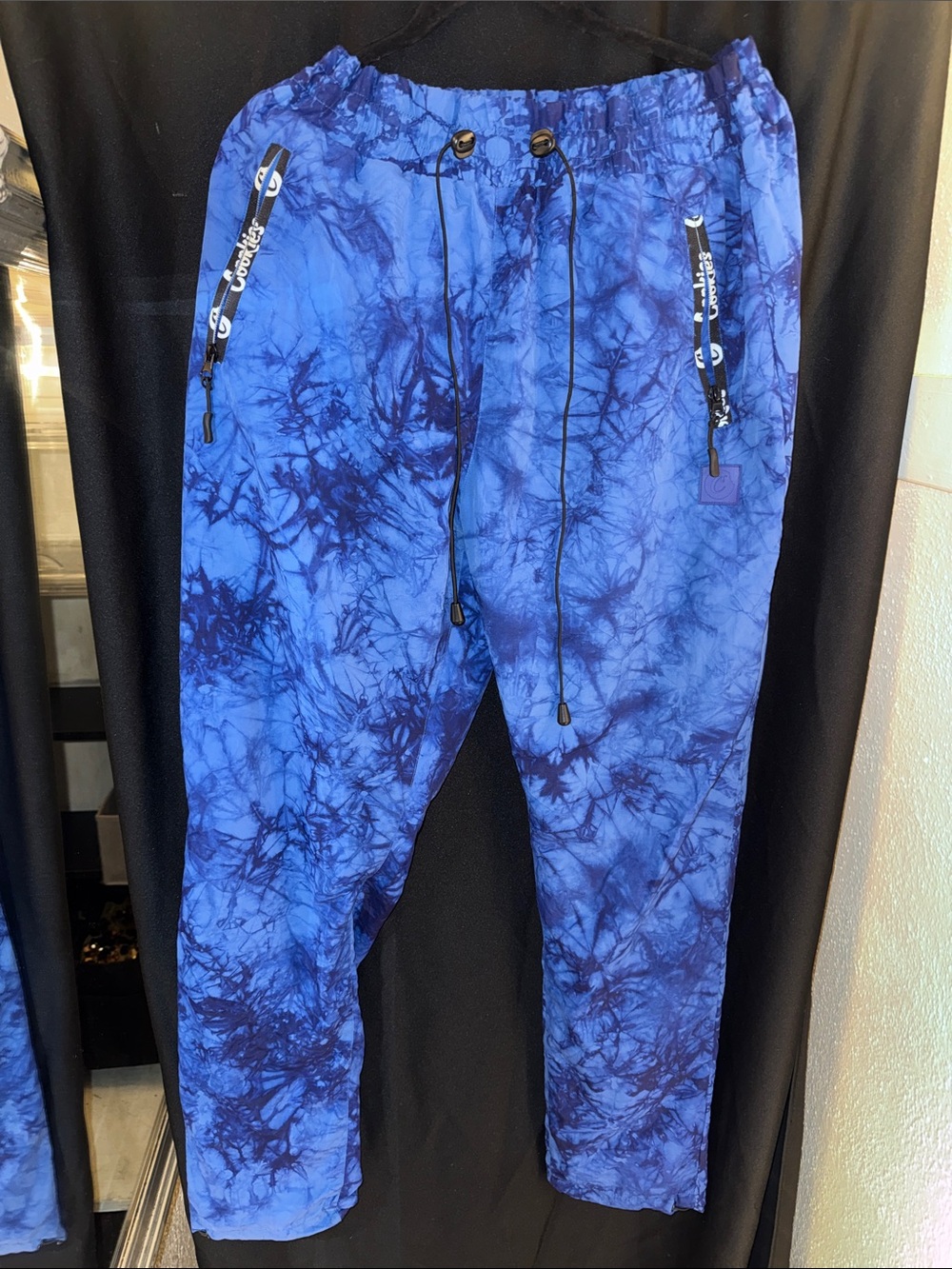Blue Tie-Dye Men's Jogger Pants